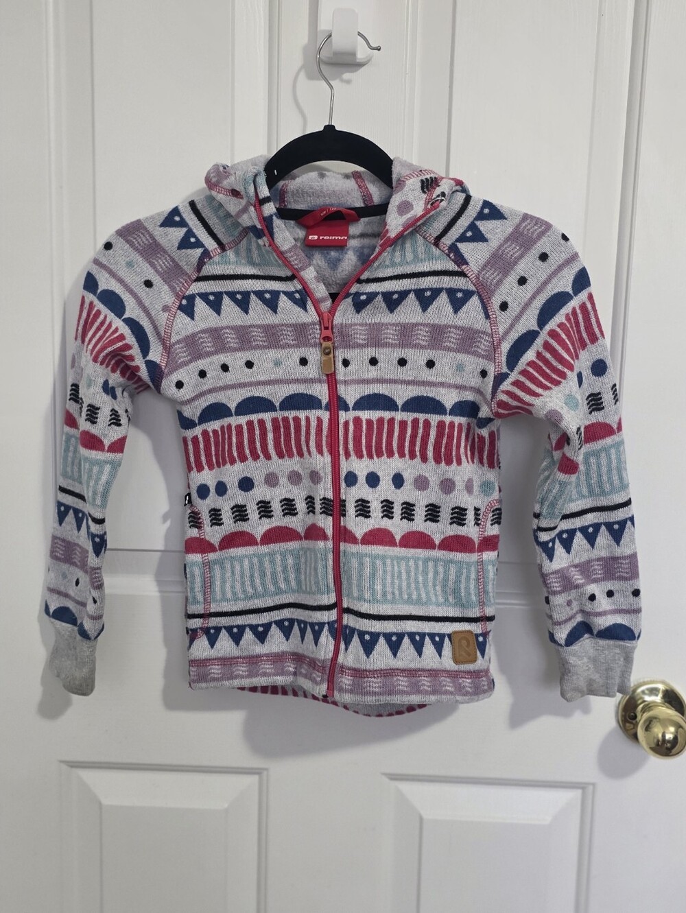 Reima Northern Fleece Zip Jacket - Multicolor Pattern
